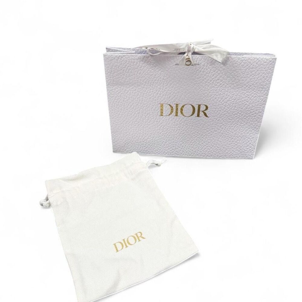 authentic dior mini shopping bag + dust bag set